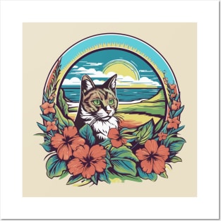 Vintage Hawaiian Kitty Posters and Art